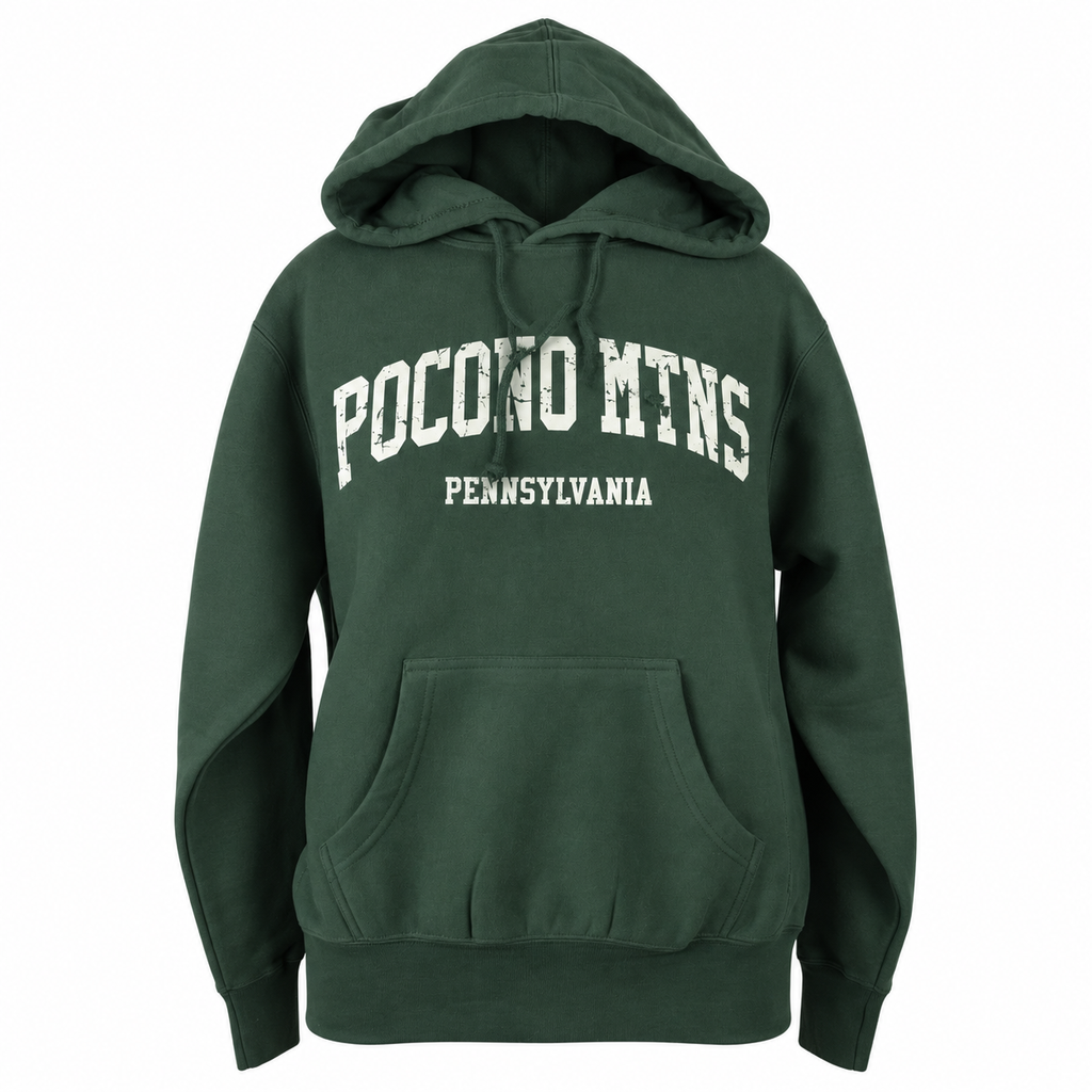 Pocono Mountains Super Soft Crossgrain Heavyweight Hoodie