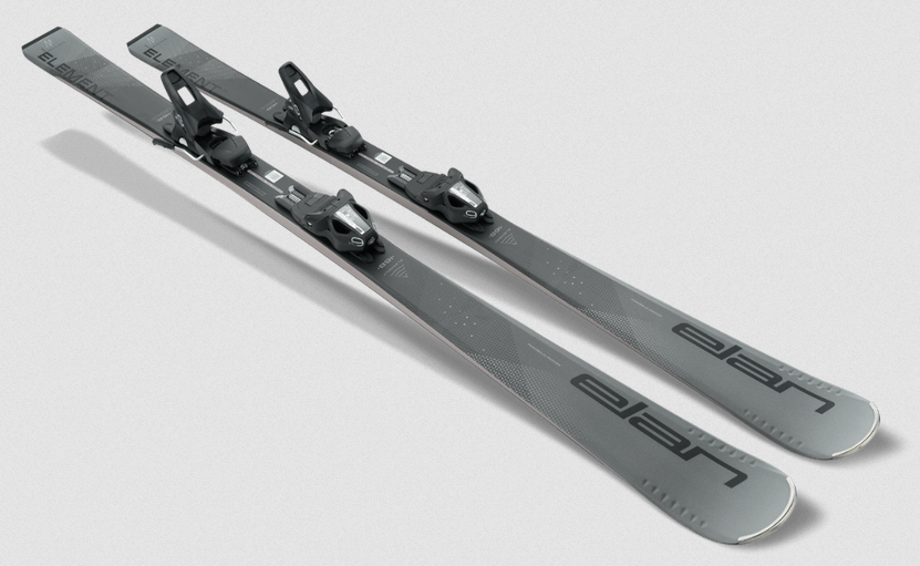 Elan Element 74W Black with EL9.0 Shift X Bindings Womens Skis 2026