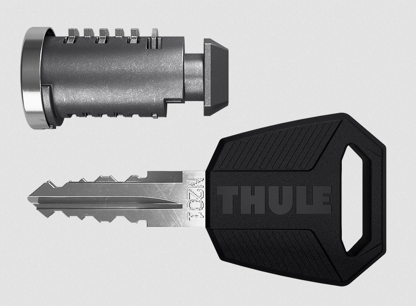 Thule One-Key System 4 Pack Black