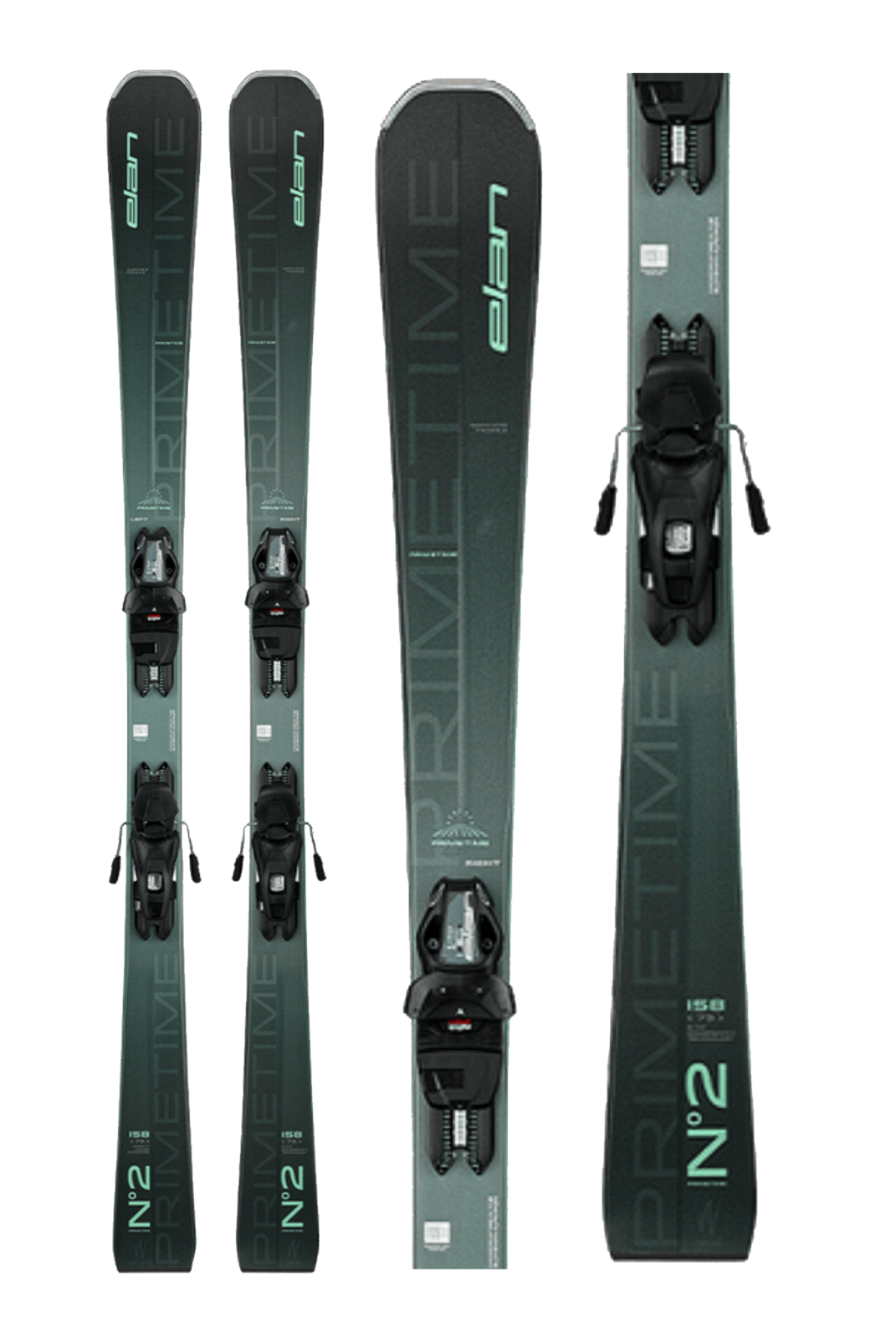 Elan Primetime N°2 Womens Skis with EL9.0 Shift X Bindings 2026